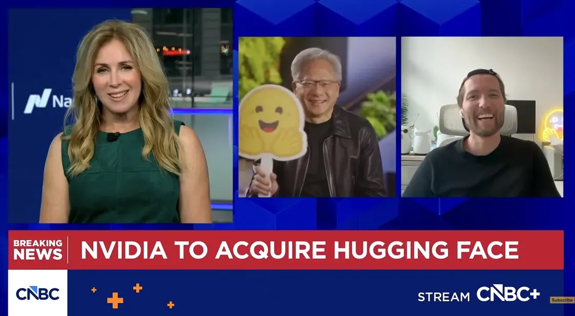 黃仁勳談輝達收購 Hugging Face 的開源布局
